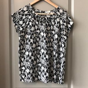 Like new! Anthro silk blouse